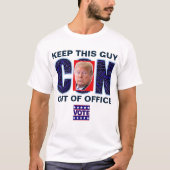 T-shirt Vote Blue Resiste à l'élection présidentielle de 2 (Devant)