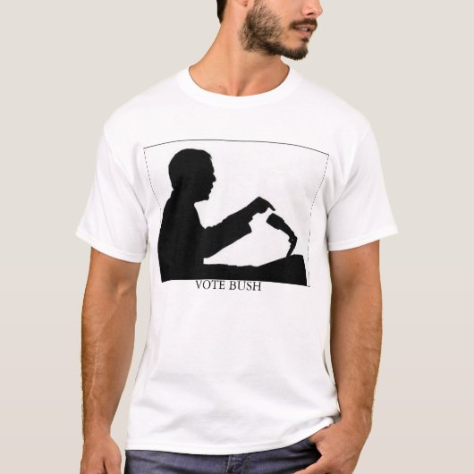 T-shirt Vote Bush (Devant)