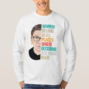 T-shirt Vote de la Cour Suprême, Ruth Bader Ginsburg, Je 