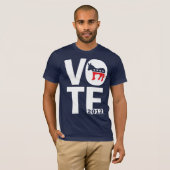 T-shirt Vote Démocrate 2012 (Devant entier)