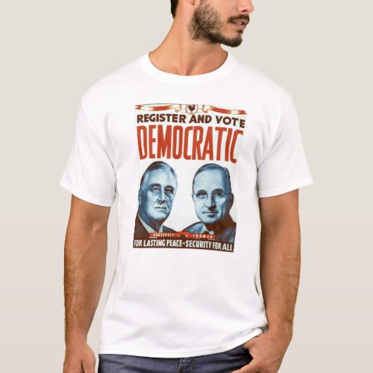 T-shirt Vote Democratic (Devant)