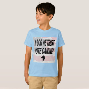 T-shirt Vote Dog American Flag Kids
