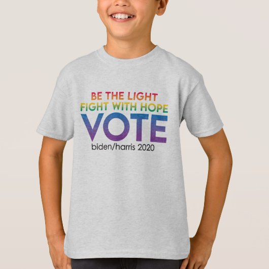 T-shirt Vote du discours d'acceptation - Biden/Harris Kids (Devant)