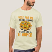 T-shirt Vote for Me Student Council Vibes School (Devant)