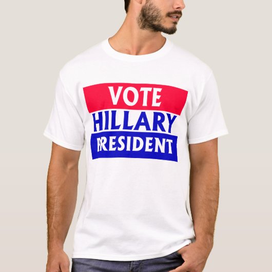 T-shirt Vote Hillary (Devant)