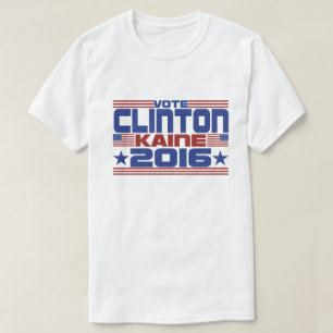 T-shirt Vote Hillary Clinton Tim Kaine en 2016