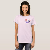 T-shirt Vote Kindly Buttons Organic Tee (Devant entier)