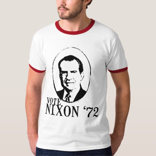 T-shirt Vote Nixon '72 (Devant)