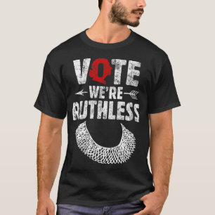 T-shirt Vote Nous sommes des féministes sans scrupules des