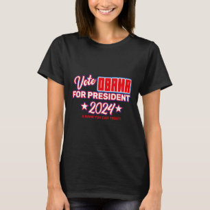 T-shirt Vote Obama pour le président 2024 _ Michelle Obama