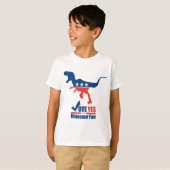 T-shirt Vote Oui Pour Dinosaur Fun (Devant entier)