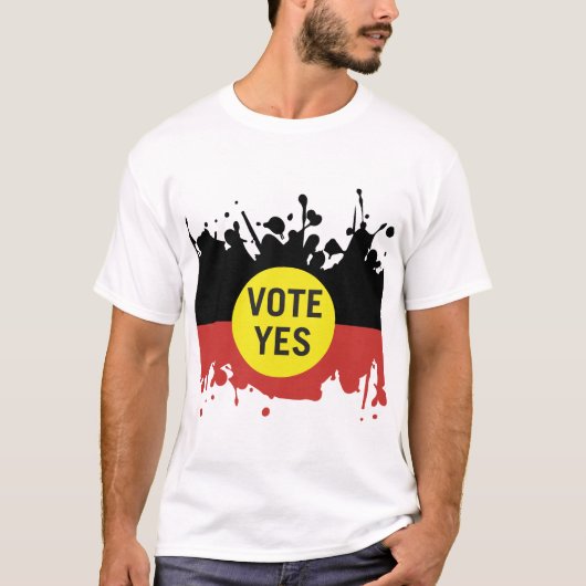 T-shirt Vote Oui Voix autochtone au Parlement (Devant)