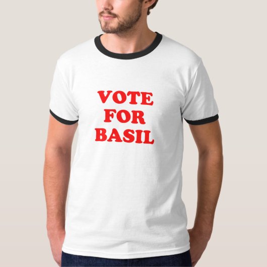 T-shirt Vote pour Basil (Devant)