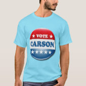 T-shirt Vote pour Carson 2016 (Devant)