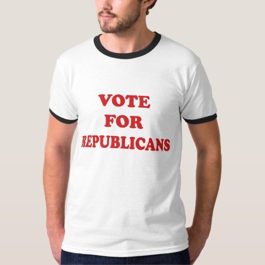 T-shirt Vote pour des républicains (Devant)