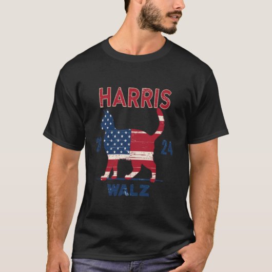 T-shirt Vote pour Harris Walz 2024 Election Kamala Harris  (Devant)