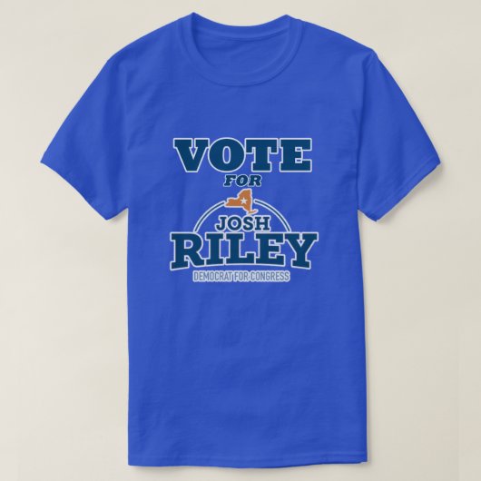 T-shirt Vote Pour Josh Riley - Démocrate Pour Le Congrès (Design devant)