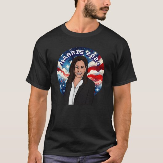 T-shirt Vote pour Kamala Harris 2024 (Devant)