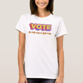 T-shirt Vote rétro (Devant)