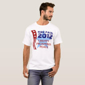 T-shirt Vote Ron Paul pour l'élection présidentielle de 20 (Devant entier)