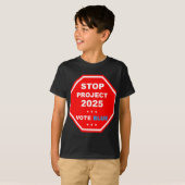 T-shirt Vote Save Democracy Stop Project 2025 (Devant entier)