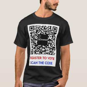 T-shirt Vote - S'Inscrire Pour Voter Ca