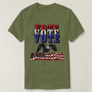 T-SHIRT VOTE VOTE VOTE VOTE POUR L'AMÉRIQUE