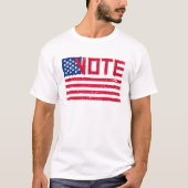 T-shirt Vote With Vote with US Flag (Votez avec le drapeau (Devant)