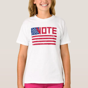 T-shirt Vote With Vote with US Flag (Votez avec le drapeau