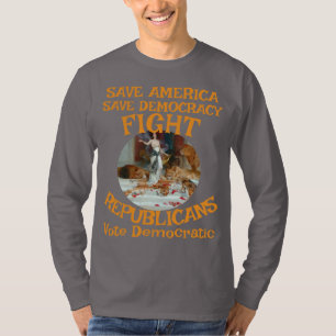 T-SHIRT VOTE ZL X1 KP ÉLECTION PARTI DÉMOCRATE COÛT T
