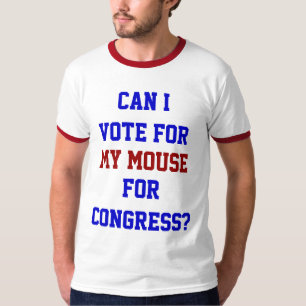 T-shirt Voter Pour Ma Souris Congrès Politique Drôle