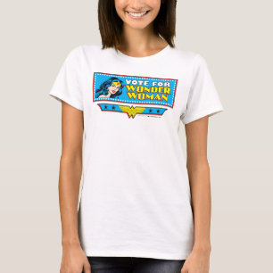T-shirt Voter pour Wonder Woman