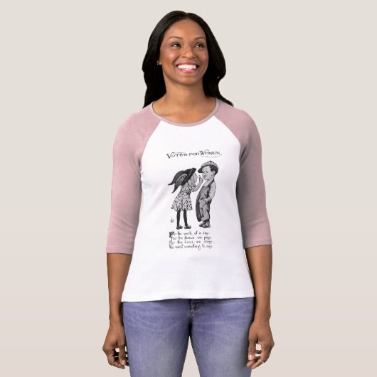 T-shirt Votes Pour Les Femmes (Devant entier)