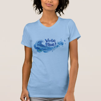 T-shirt Votez Bleu ! Vague du tsunami