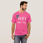 T-shirt Votez-le dehors (Devant entier)