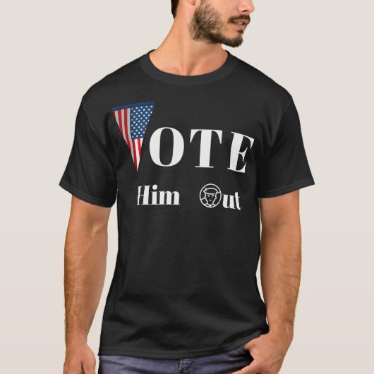 T-shirt Votez-le dehors (Devant)