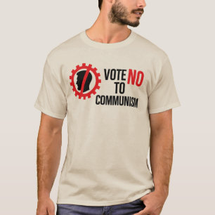 T-shirt Votez non au communisme de Zohran Mamdani 
