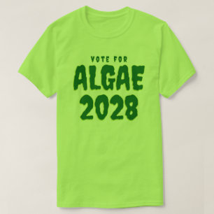T-shirt Votez Pour Algues 2028 Vert