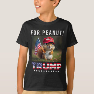 T-shirt Votez Trump pour Peanut l'écureuil Trump 2025