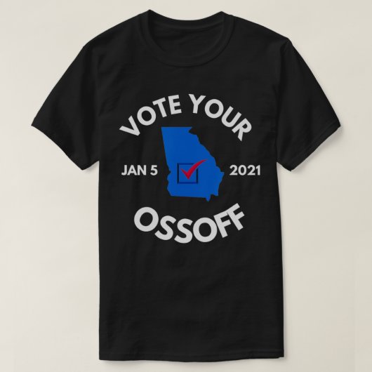 T-shirt Votez votre Ossoff pour Jon Flip Georgia Runoff 20 (Design devant)