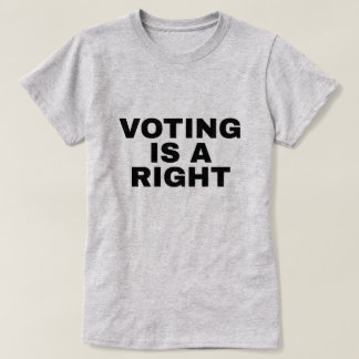 T-shirt Voting is a Right 24th Amendment Two-Sided