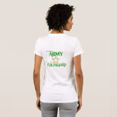 T-shirt votre ami MON amie d'ami-Armée (Dos entier)