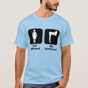 T-shirt Votre amie contre mon amie