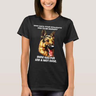 T-shirt Votre Âne Doit Être Un Berger Allemand Humain