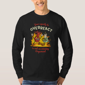 T-shirt Votre capacité à surréagir n'est pas un argument g