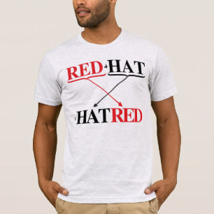 T-shirt Votre CASQUETTE ROUGE = HAINE