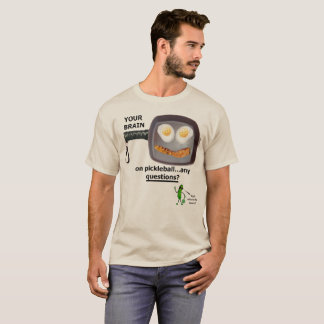 T-shirt Votre cerveau sur Pickleball