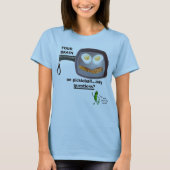 T-shirt Votre cerveau sur Pickleball (Devant)