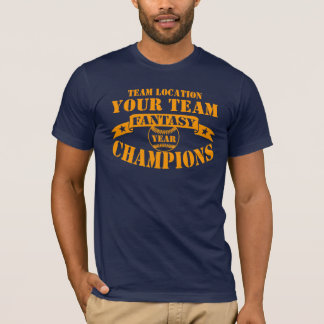 T-SHIRT VOTRE CHAMPS DE IMAGINAIRE DE BASEBALL D'ÉQUIPE