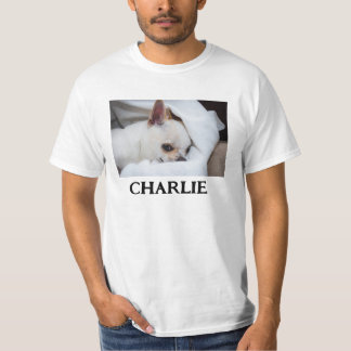 T-shirt Votre chiot chien animal de compagnie photo person